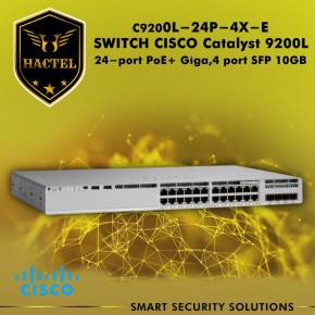 Switch Cisco Catalyste C9200l-24p-4x-e